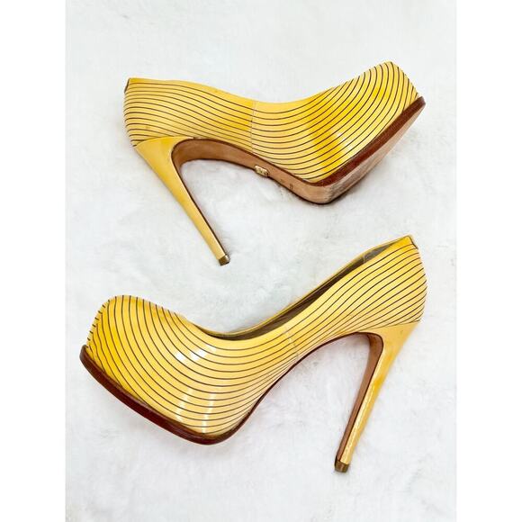 Pour La Victoire, Yellow Women's Shoes, Heels Size 6.5 US - Picture 2 of 15